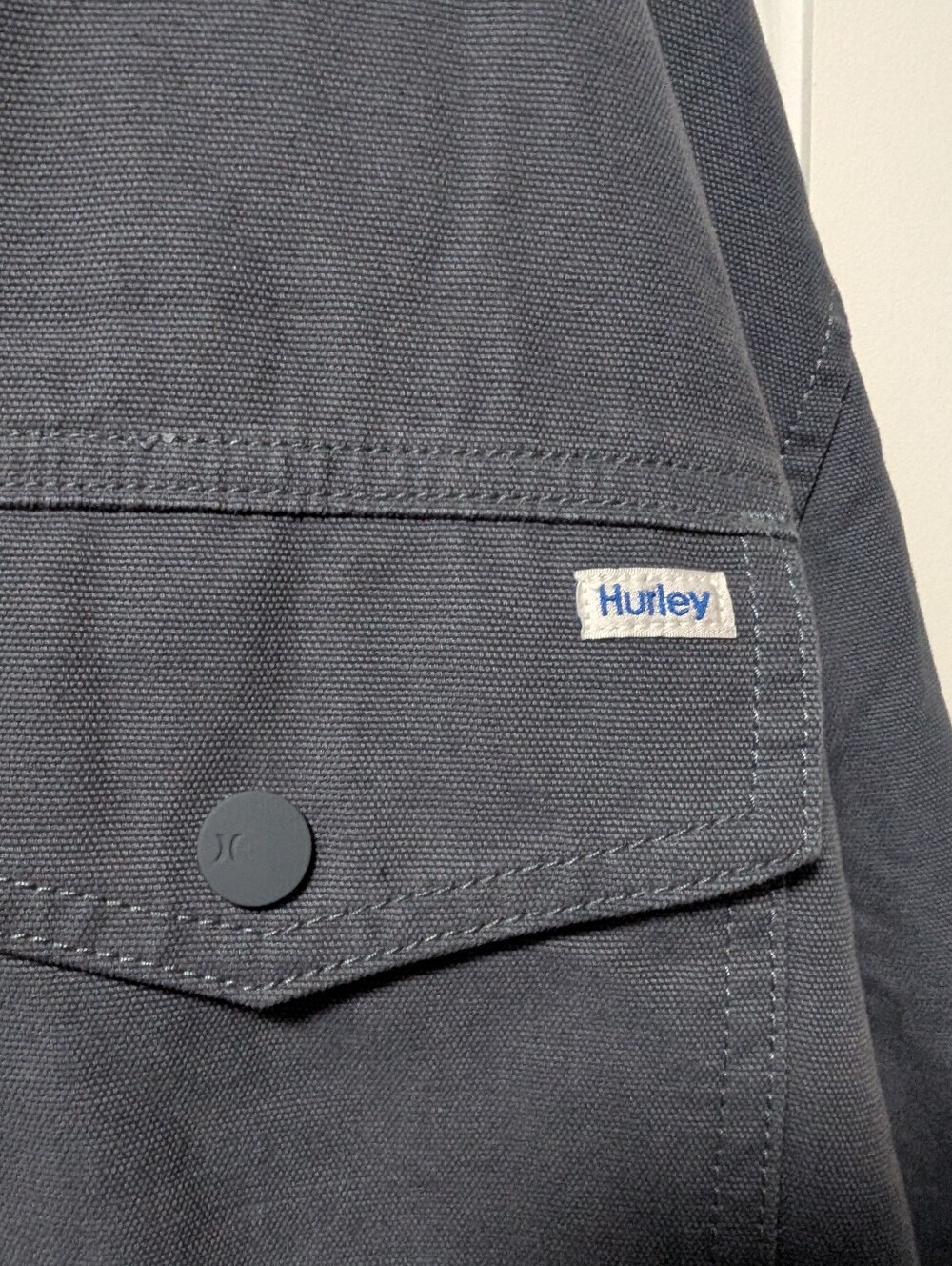 Hurley Gray Jacket with Tan Sherpa Collar - Picture 4 of 7